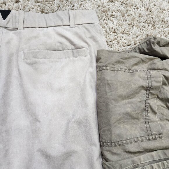 Nike Hybrid Washed Golf Shorts Size 34 White Smoke Grey - DH1949-100 - Picture 4 of 6